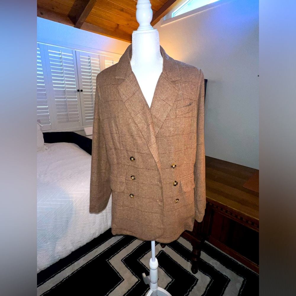 Brown Blazer- size Large with tags